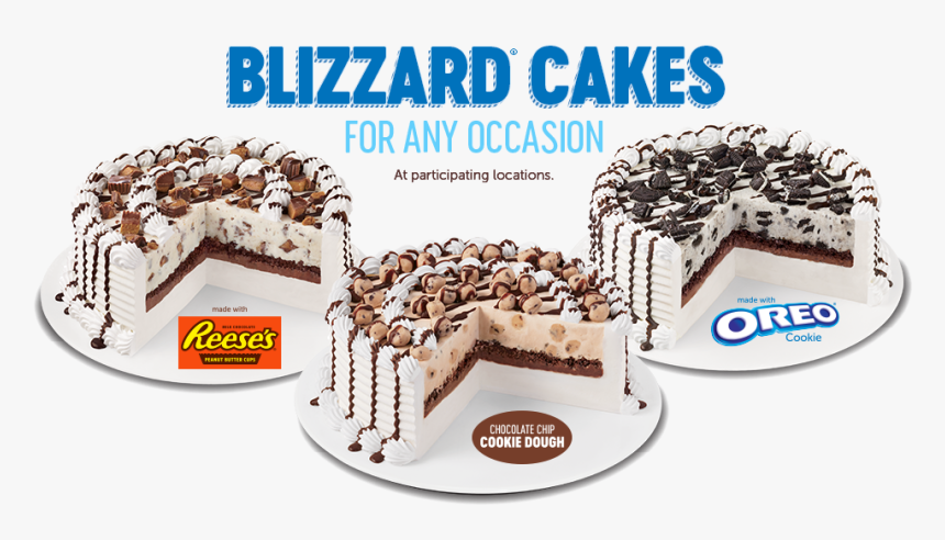 Blizzard® Cakes For Any Occasion - Oreo, HD Png Download