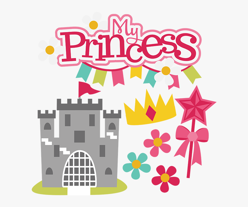My Princess Svg Princess Cutting Files For Scrapbooking - Clip Art, HD Png Download