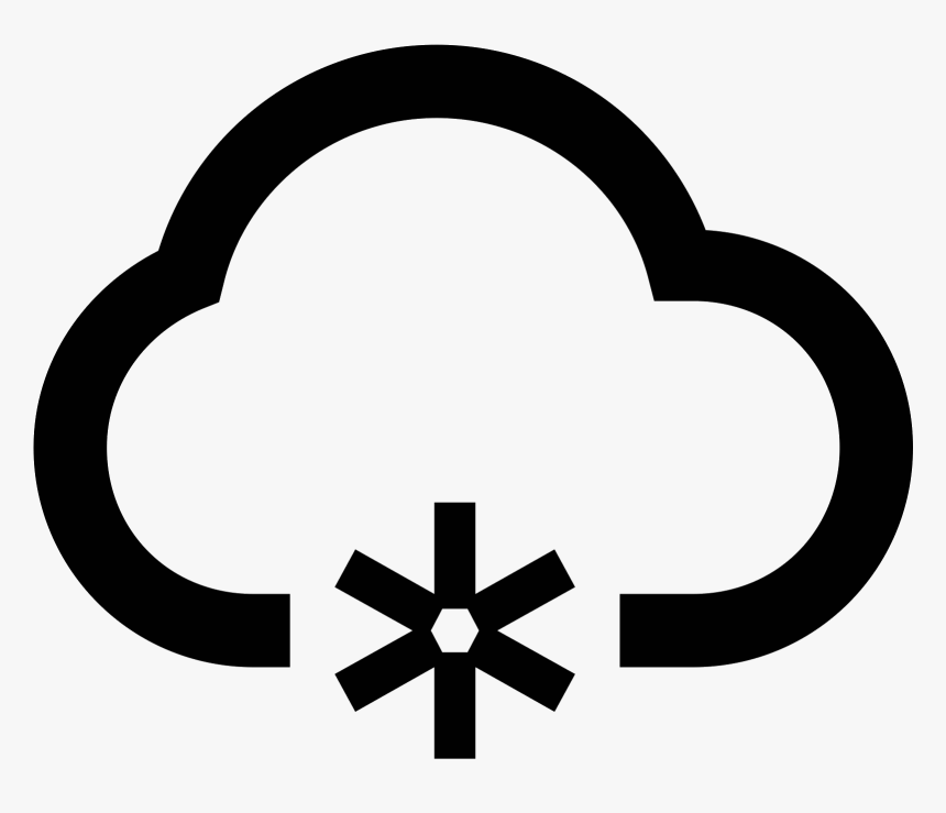 This Is A Image Of A Cloud Shaped Figure With Three - Cross, HD Png Download