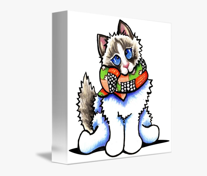 All Dolled Up - Ragdoll Christmas Cartoon, HD Png Download