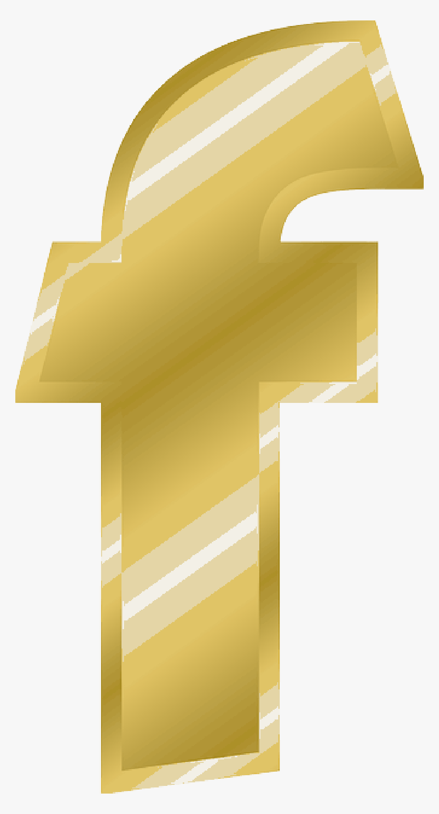 Letter, F, Lowercase, Alphabet, Abc, Gold, Gradient - Letter F Png Gold, Transparent Png