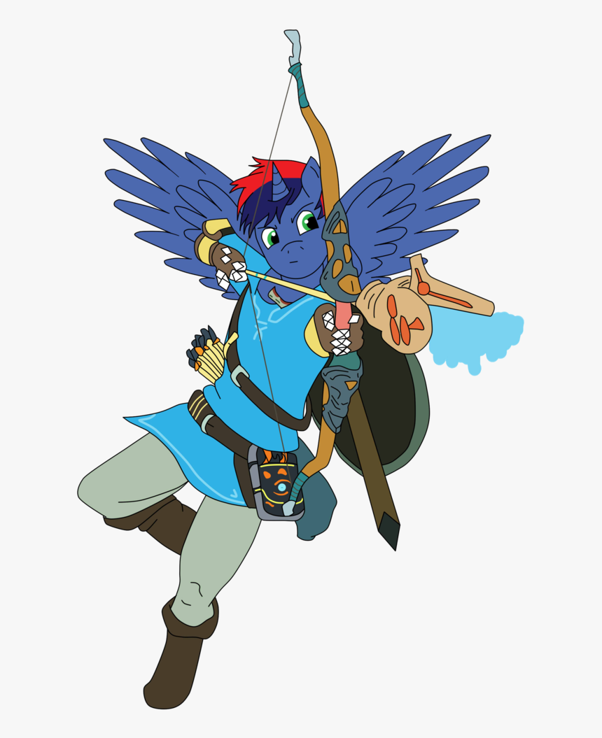 The Legend Of Zelda Breath Of The Wild Link Png - Cartoon, Transparent Png