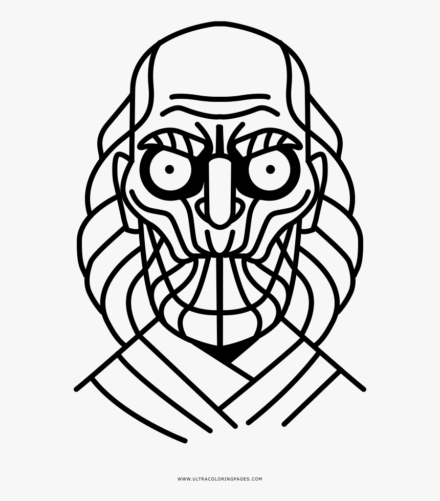White Walker Coloring Page - Line Art, HD Png Download