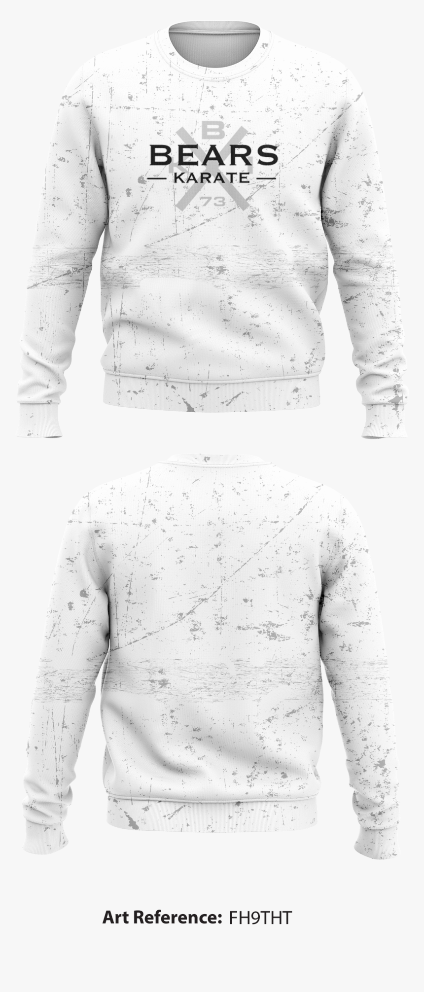 Bears Karate International Crew Neck Sweatshirt Fh9tht - Long-sleeved T-shirt, HD Png Download
