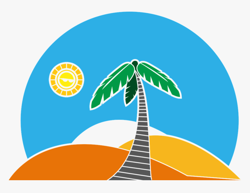 Palm, Palmera, Playa, Desierto, Sol, Tropicales, Verano - Portable Network Graphics, HD Png Download