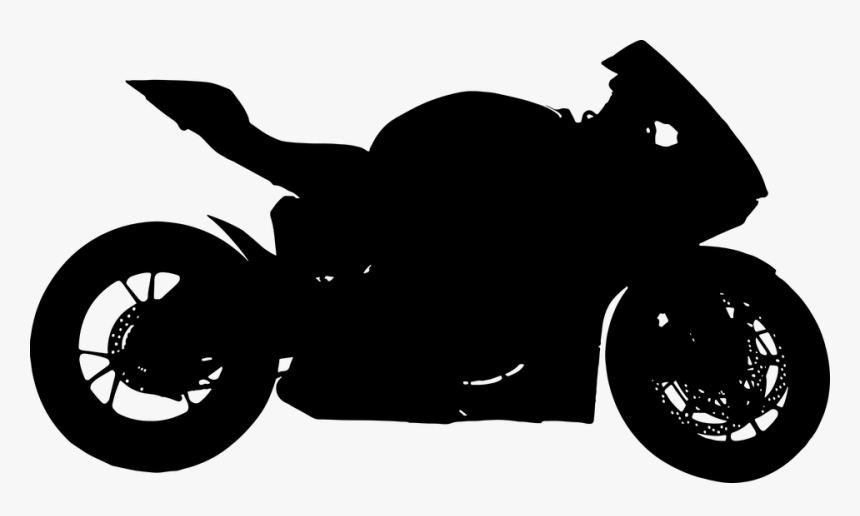 Motorcycle, Bike, Chopper, Vehicle, Hog, Ride, Drive - Yamaha Motorcycle Silhouette, HD Png Download