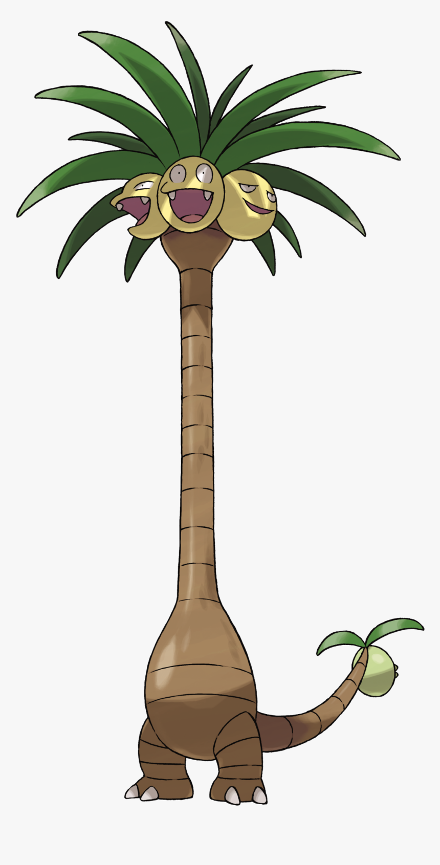 Pokemon Exeggutor Alola Form, HD Png Download