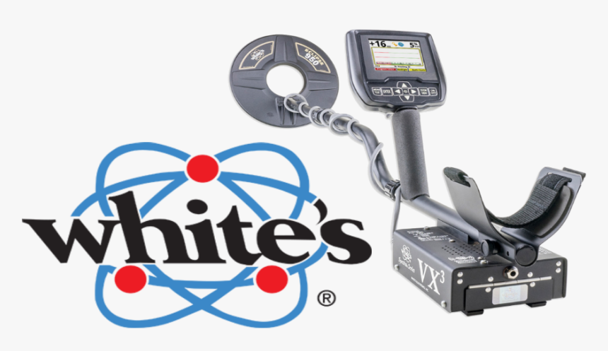 Whites Metal Detector With Logo - Whites Metal Detectors, HD Png Download