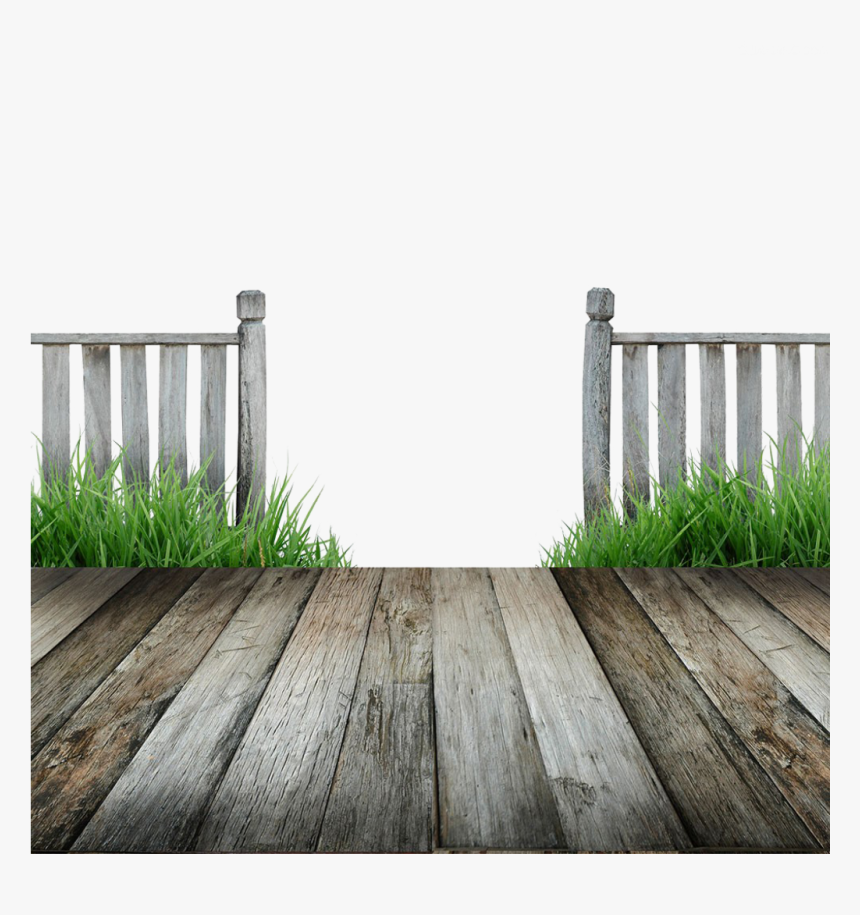 Transparent Wood Deck Clipart - Transparent Background Picket Fence Png