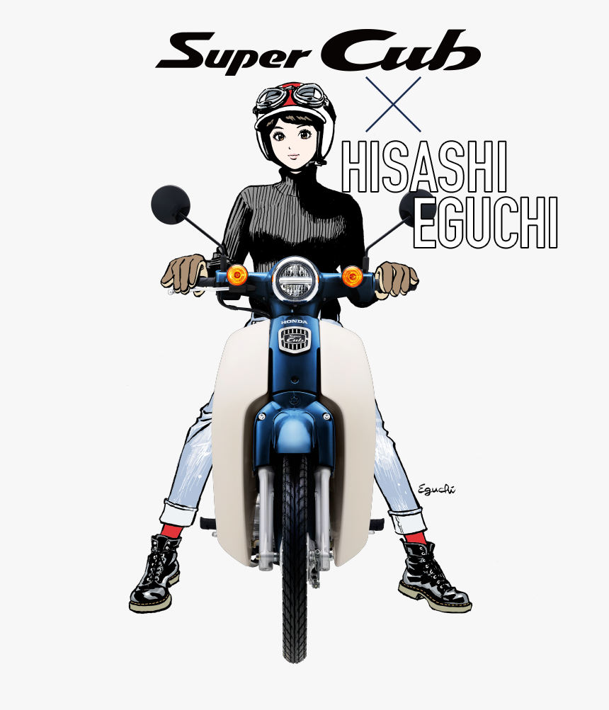 Transparent Honda Motorcycle Clipart - 60 周年 ホンダ スーパー カブ, HD Png Download