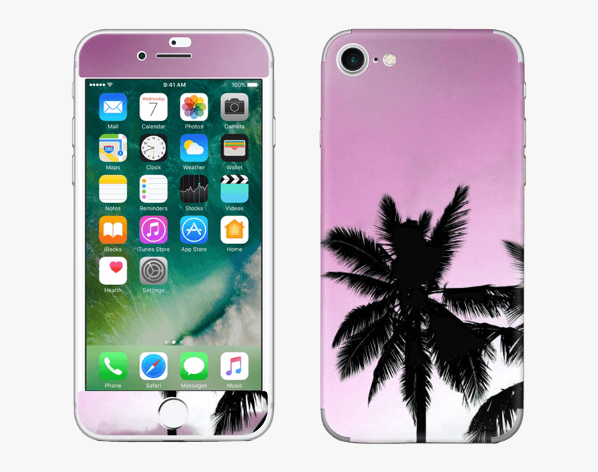 Siluetas De Palmeras Vinilo Iphone - Phone 6 128gb Price, HD Png Download
