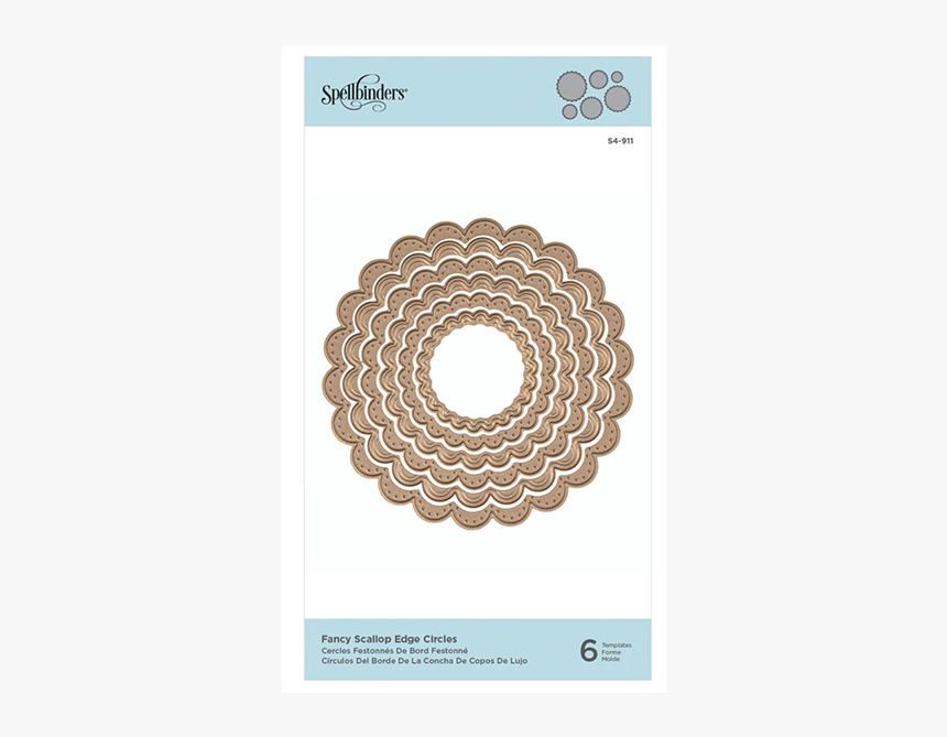 Spellbinders Scallop Dies, HD Png Download