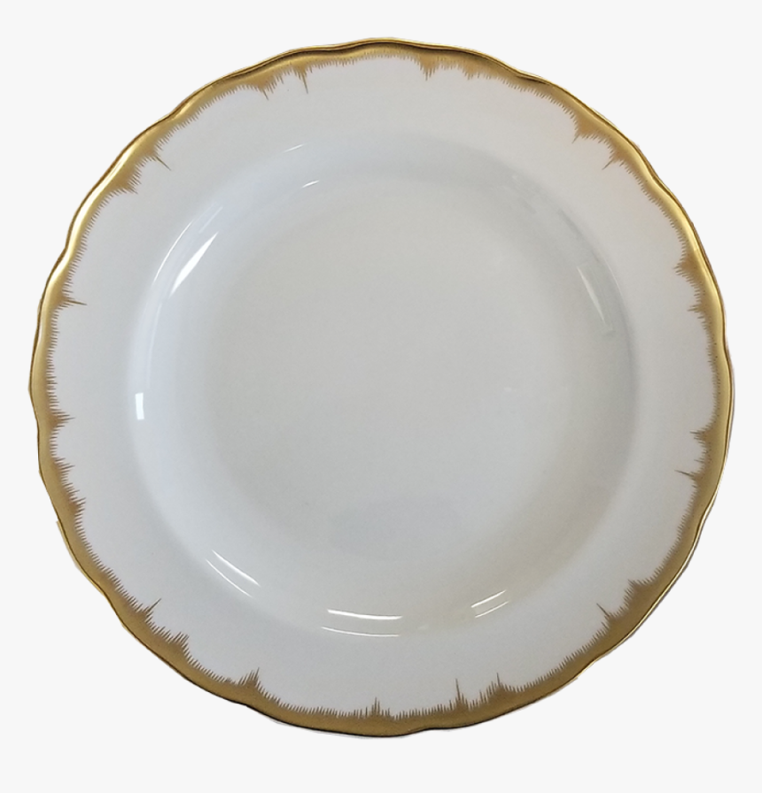 Chelsea Feather Gold Dinner Plate - Porcelain, HD Png Download