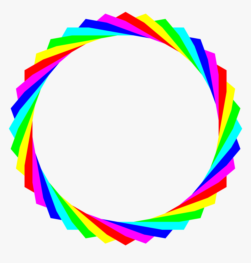All Photo Png Clipart - Rainbow Circle No Background, Transparent Png