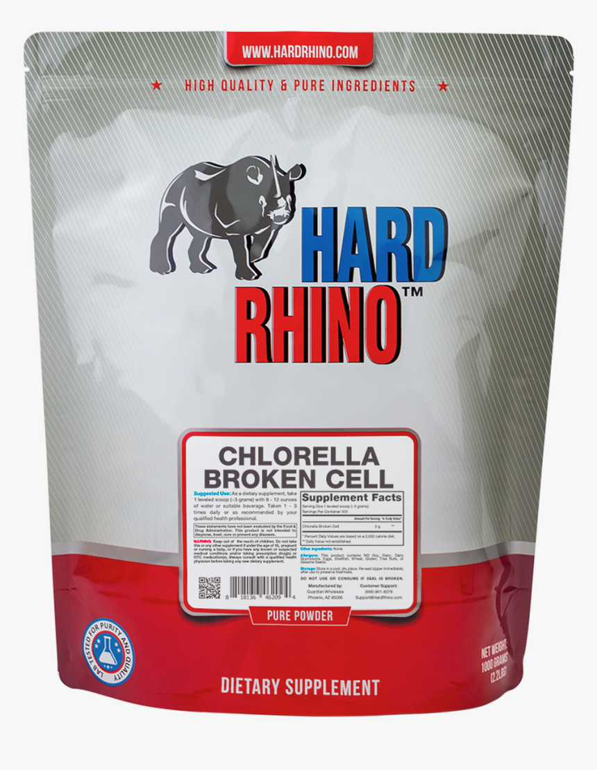 Chlorella Broken Cell Powder - Hard Rhino, HD Png Download