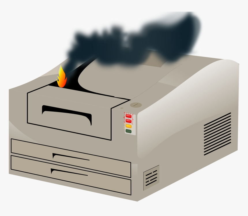 Clipart - Printer Out Of Order, HD Png Download