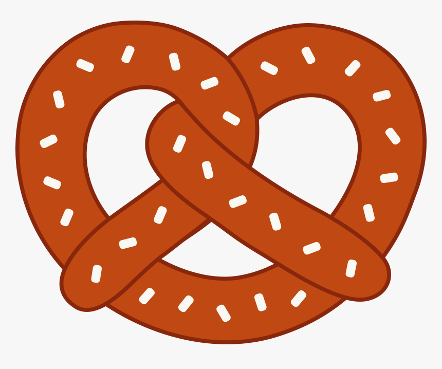 Large Salted Soft Pretzel - Pretzel Clipart, HD Png Download