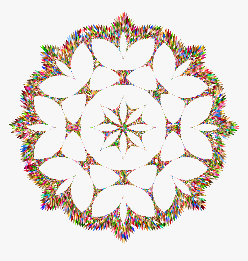 Transparent Snowflakes Background Png - Circle, Png Download