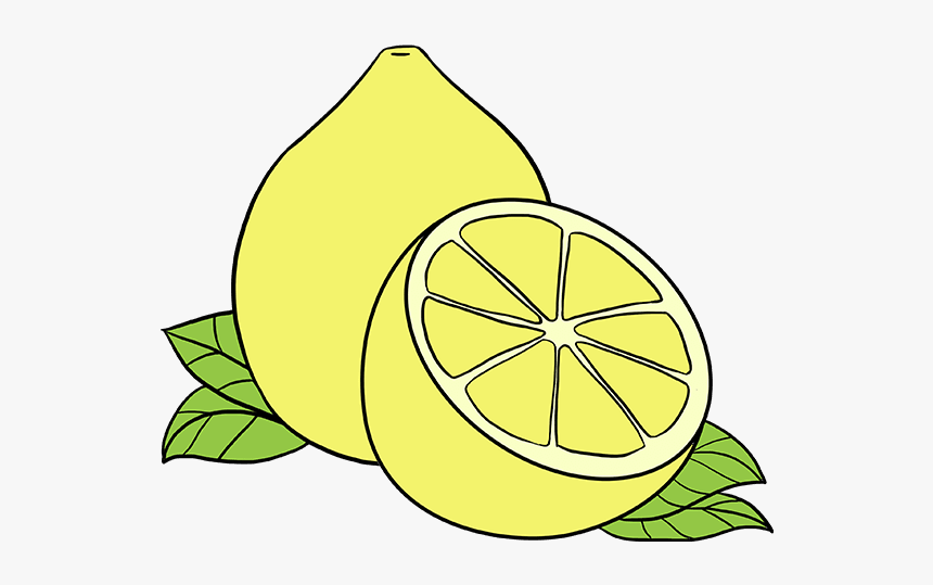 How To Draw Lemon - Drawing Of Lemon, HD Png Download