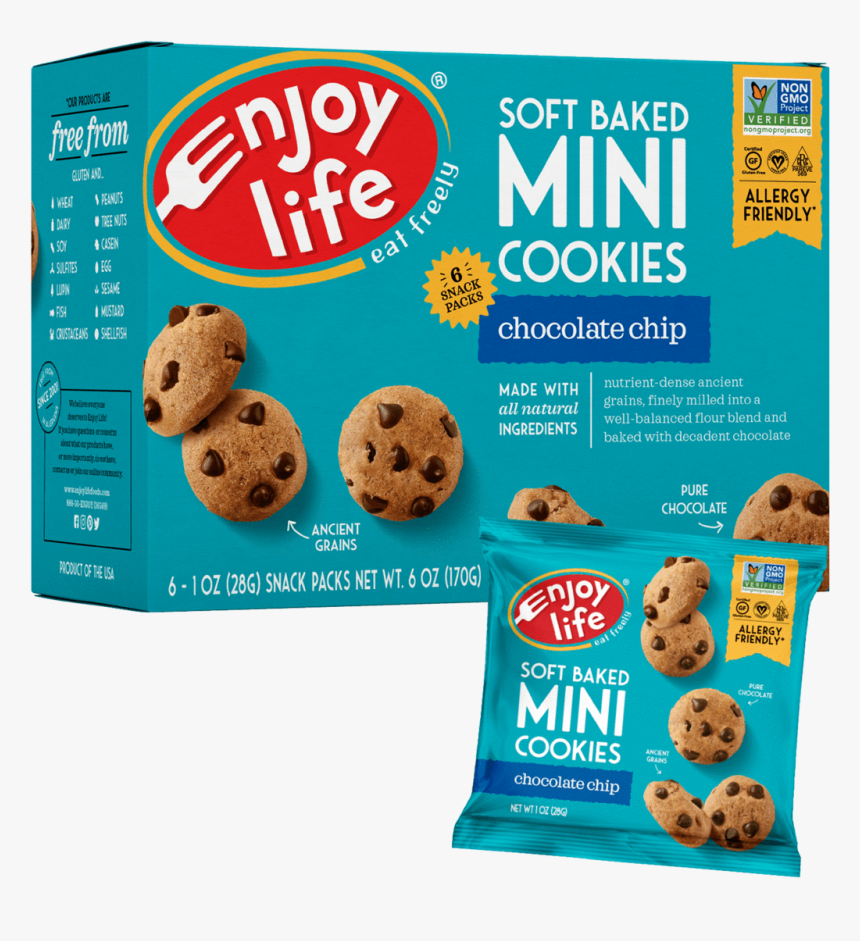 Enjoy Life Mini Cookies, HD Png Download