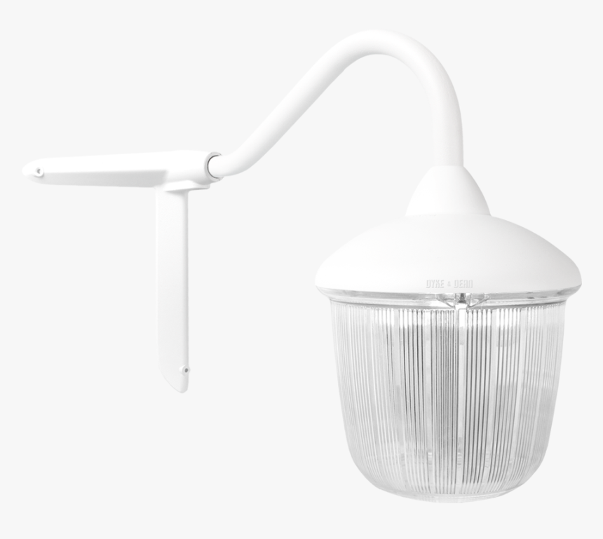 Corner Swan Neck Lantern White Ribbed Case - Storage Basket, HD Png Download