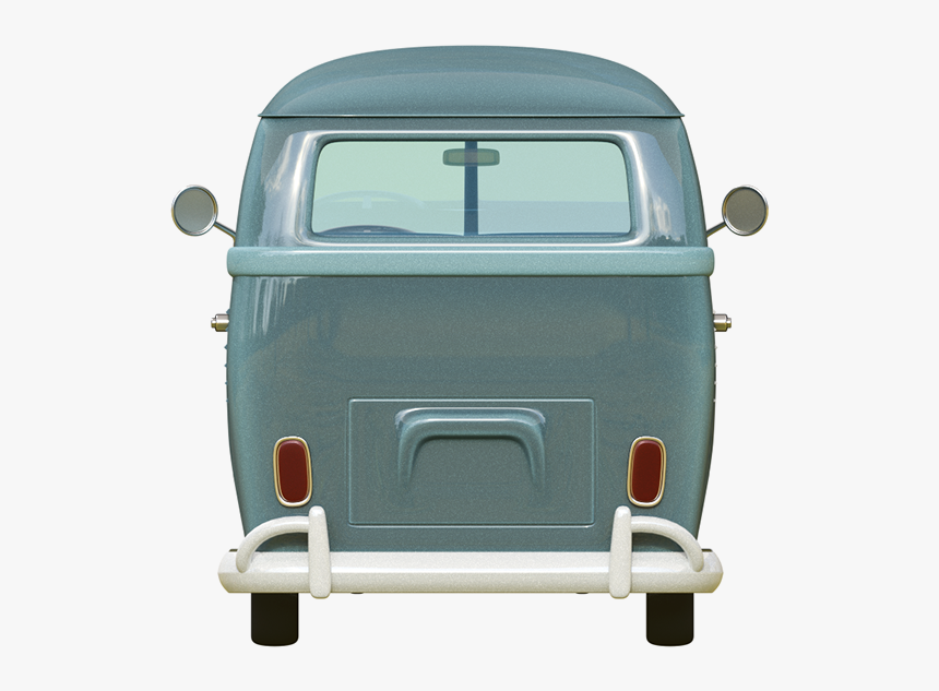 Cartoon Vintage Volkswagen Bus, HD Png Download