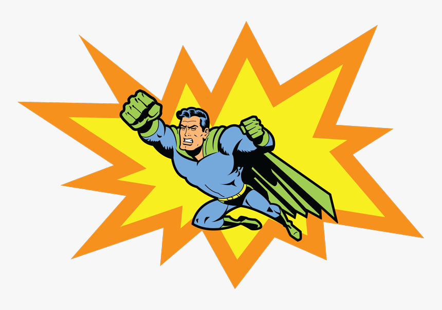 Opm Guide Push Ups Squats Km Run - Black Superman Clipart, HD Png Download