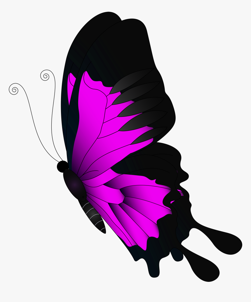 Pink Flying Butterfly Png - Red Butterfly Png Transparent, Png Download