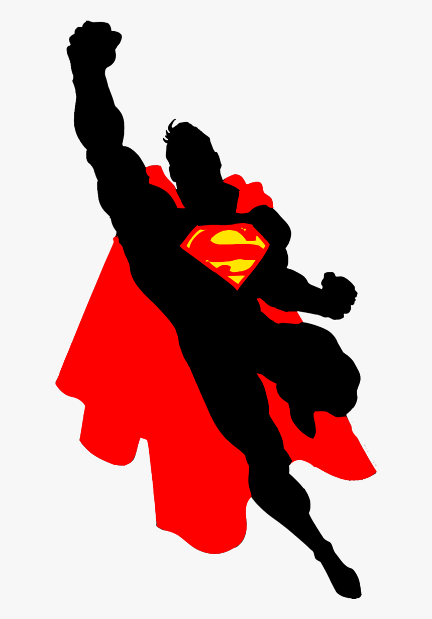 Superman Silhouette Art Superhero - Superman Pop Art Png, Transparent Png