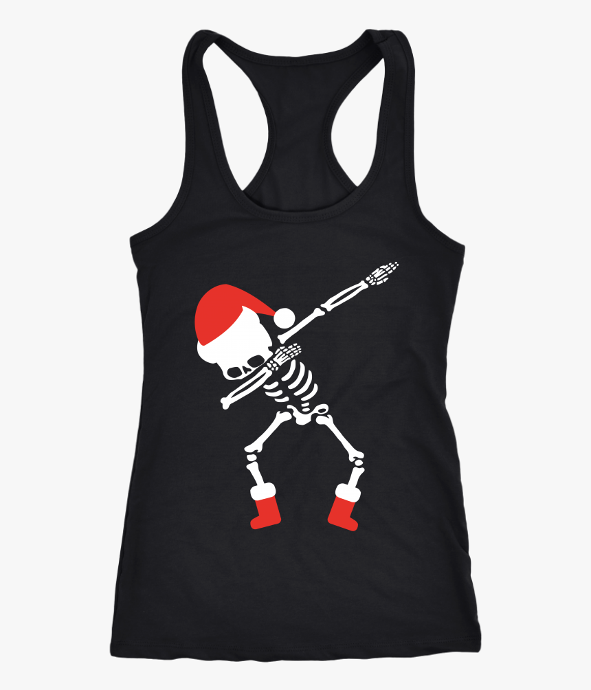Dabbing Skeleton Skull Santa Christmas T Shirt - Dabbing Green Skeleton On Black, HD Png Download