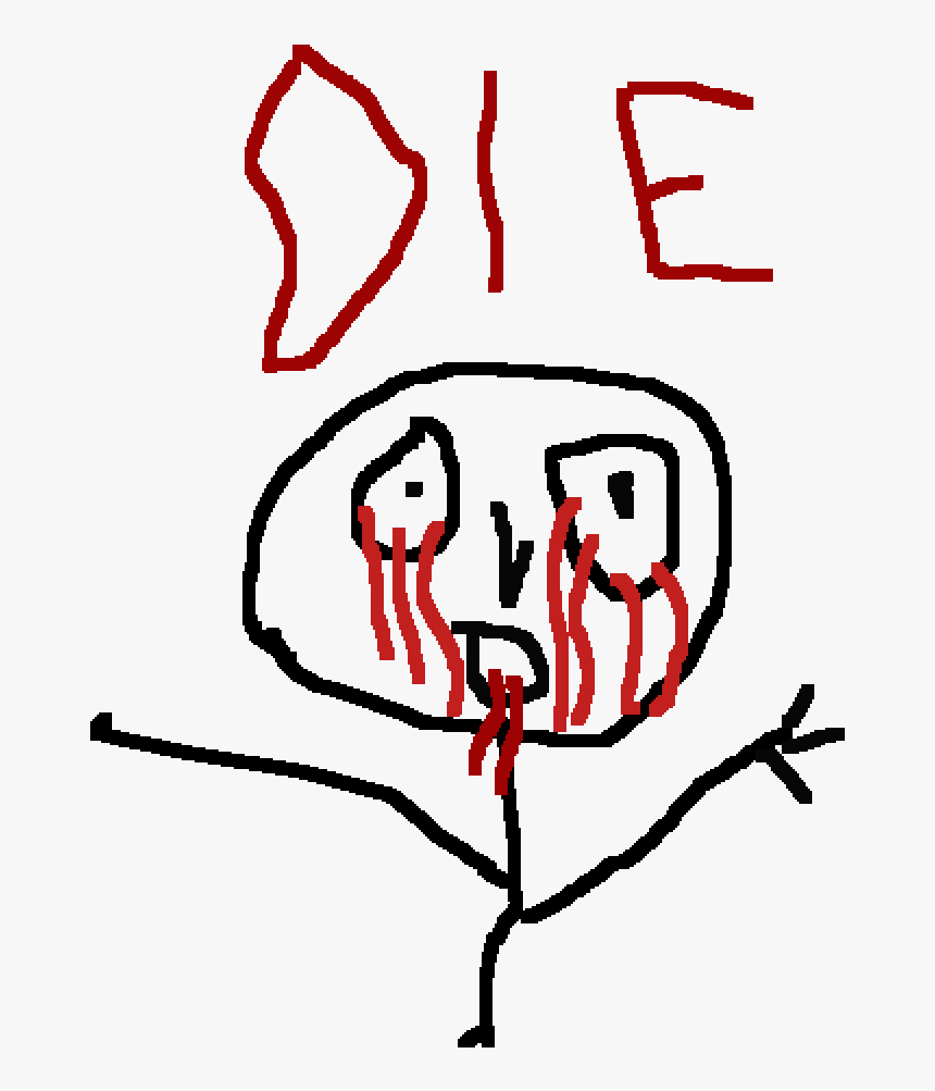 Every Horror Movie Were The Child Is Trying To Kill - Drawing, HD Png Download