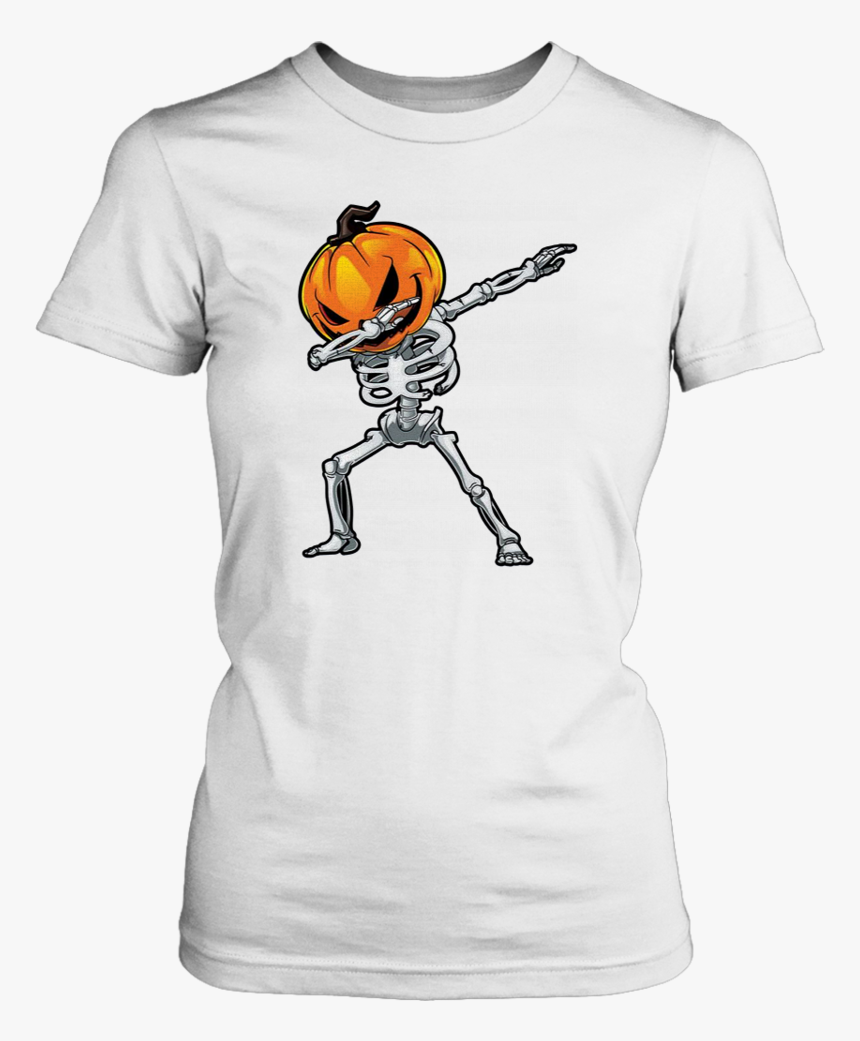 Dabbing Skeleton Pumpkin Halloween Shirt - Don T Play Tag I Been, HD Png Download