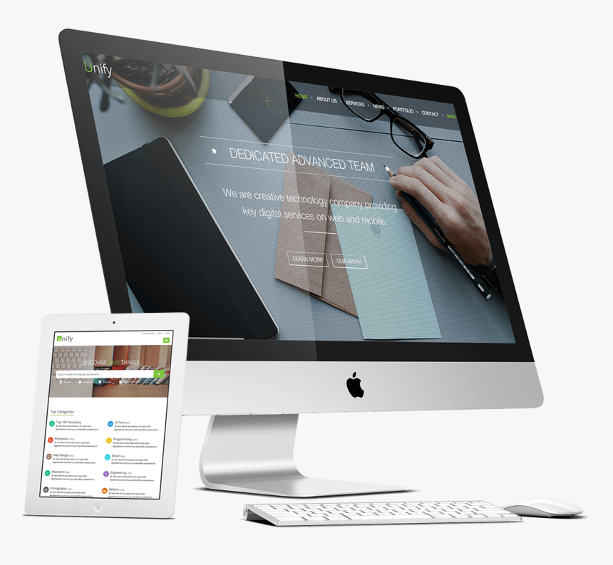 Transparent Phone Mockup Png - Mockup Imac Iphone Ipad Png, Png Download