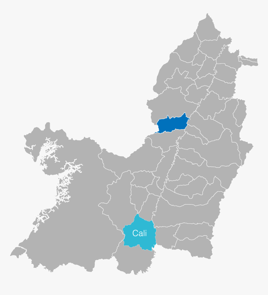 1925-trujillo - Mapa De La Ruta A La Laguna De Sonso Desde Cali, HD Png Download