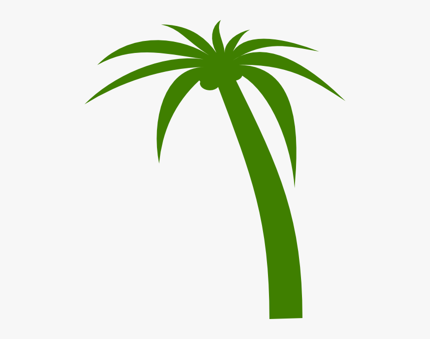Tree Clip Art At - Coconut Tree With Coconut Logo, HD Png Download