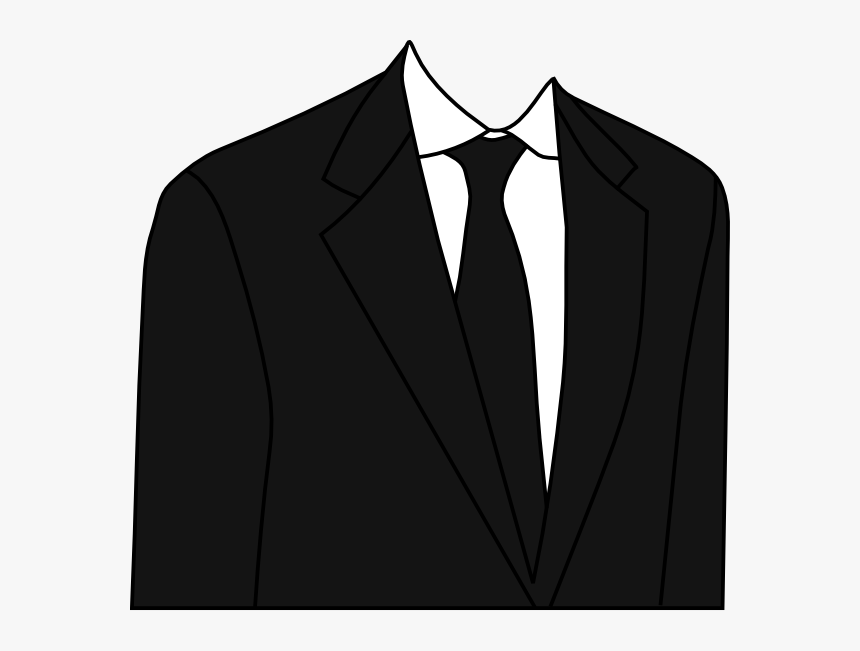 Black Suit Svg Clip Arts - Suits Clipart, HD Png Download