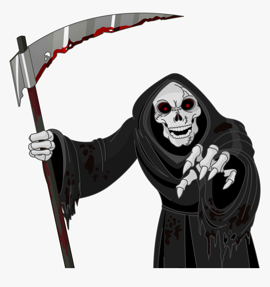 Scary Grim Reaper Png, Transparent Png