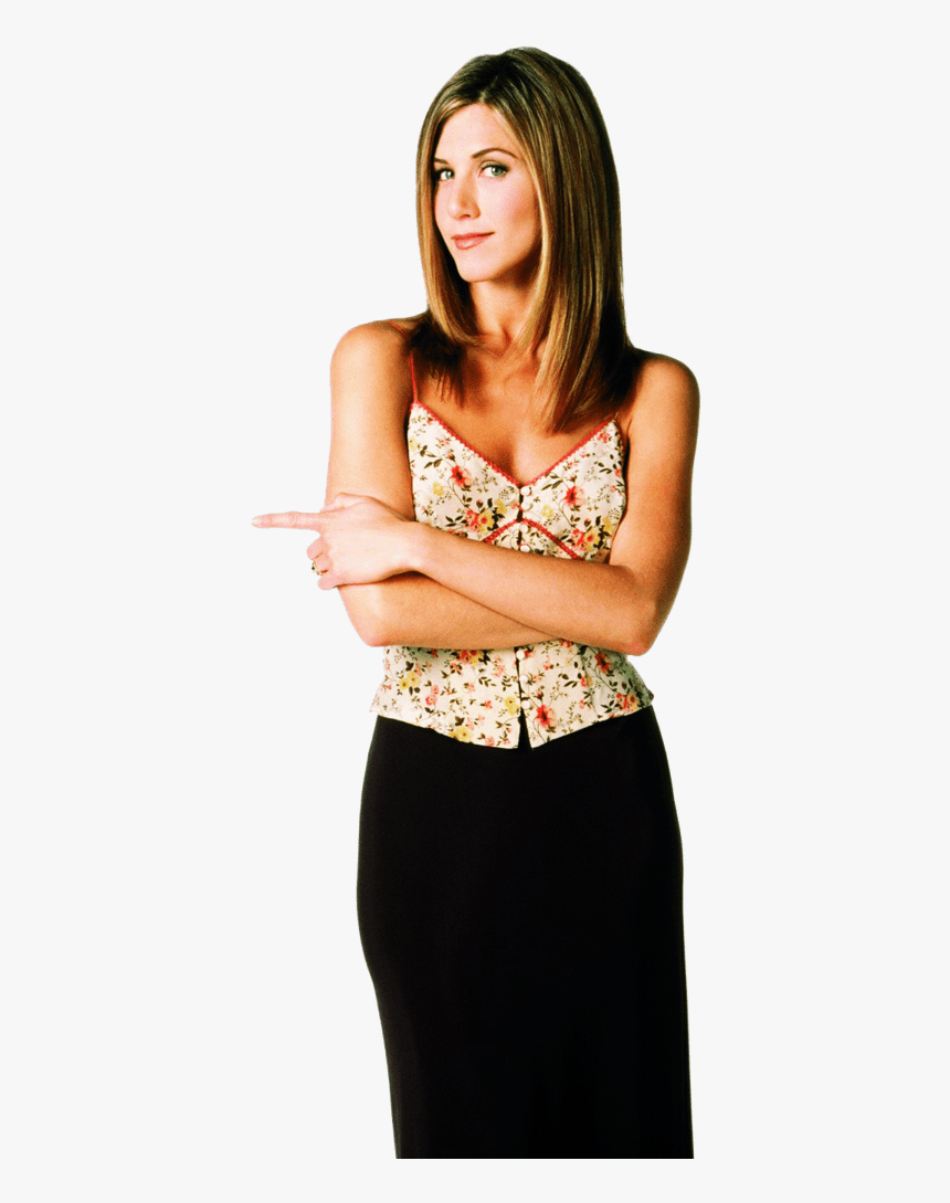 Jennifer Aniston Pointing Left - Jennifer Aniston Png, Transparent Png