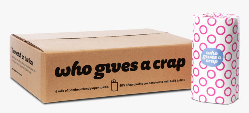 Forest Friendly Paper Towels - Gives A Crap Paper Towel, HD Png Download