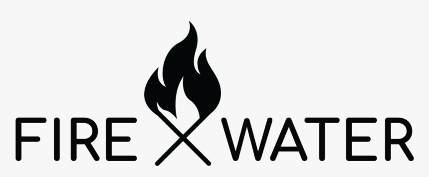Boiling Water On Firewood Clipart Black And White - Emblem, HD Png Download