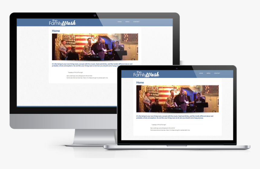 Family Wash Computer Mockup - 5 Ways To Start An Online Business, HD Png Download