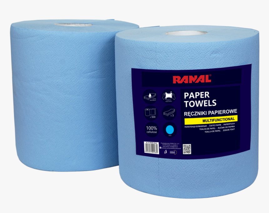 Paper Towel Blue - Ranal Салфетки, HD Png Download