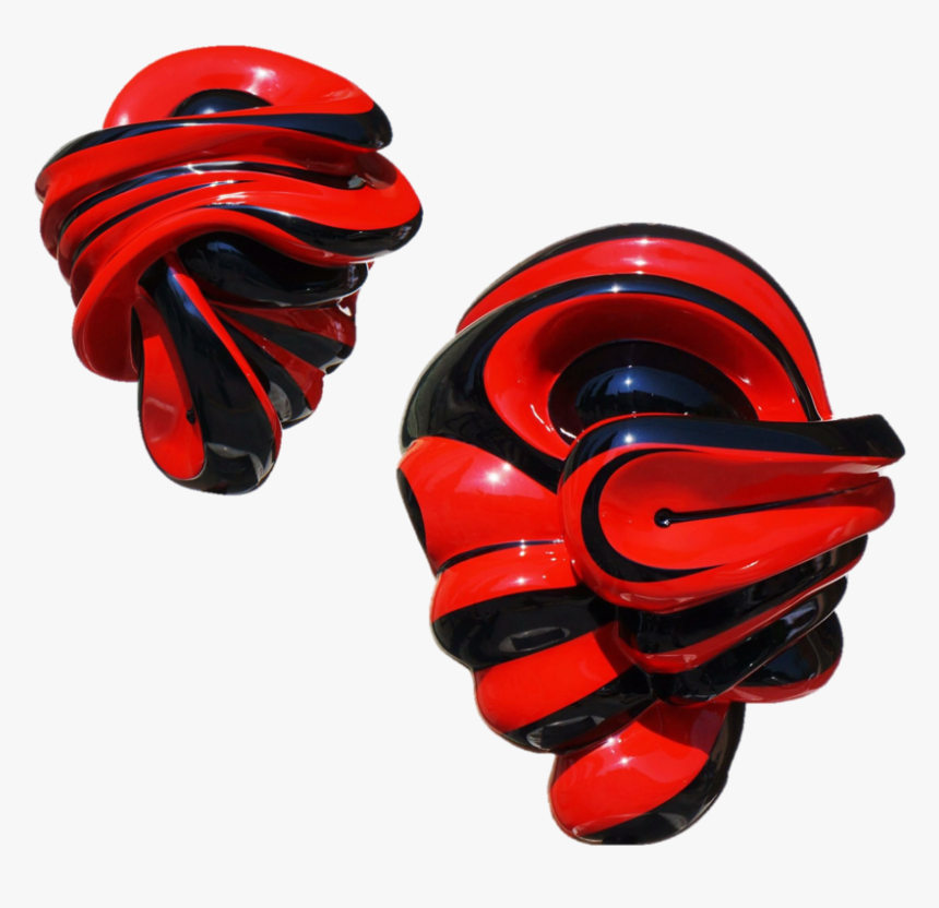 Corazón Rojo Y Negro - Orange, HD Png Download