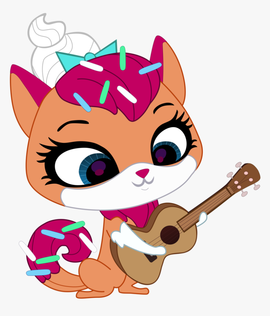 Cat Mammal Small To Medium Sized Cats Pink Nose Vertebrate - Cute Sugar Sprinkles Lps, HD Png Download