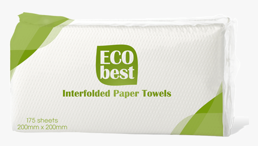 Eco Best Interfolded Paper Towels , 175 Pulls X - Graphic Design, HD Png Download