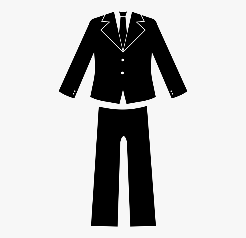 Clip Art Clip Art Suit - Clip Art Of A Suit, HD Png Download