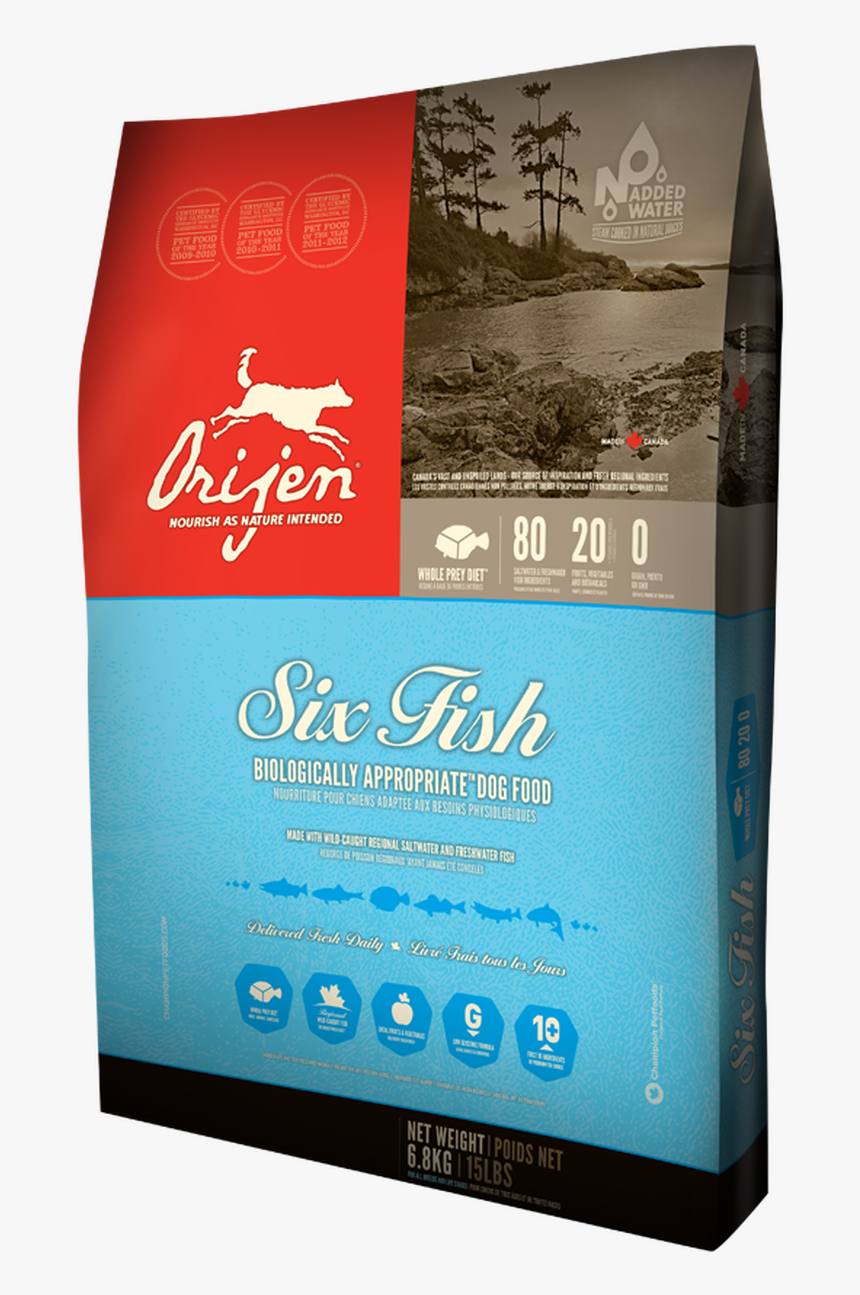 Orijen Six Fish - Orijen Six Fish Dog, HD Png Download