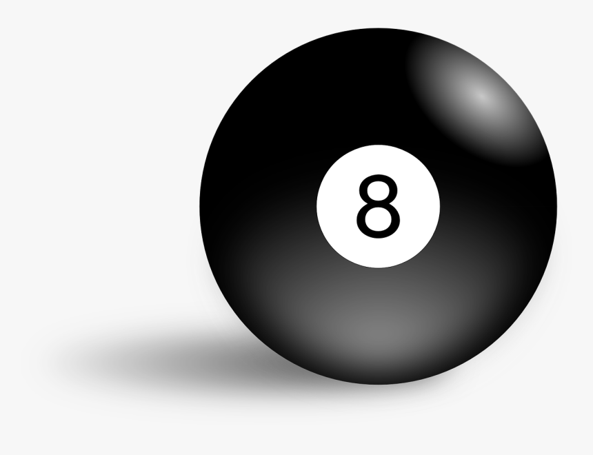 Bola De Billar Negro, HD Png Download