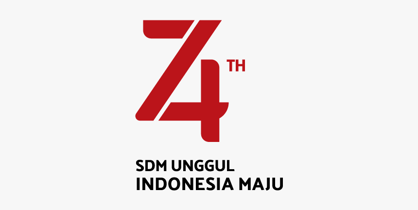 Pedoman Penyelenggaraan Upacara Bendera Peringatan - 74 Sdm Unggul Indonesia Maju, HD Png Download