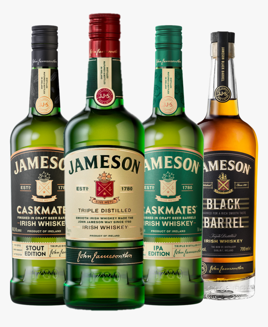 Jameson Core Four Cropped Horizontal - Jameson Caskmates Stout Logo Transparent, HD Png Download
